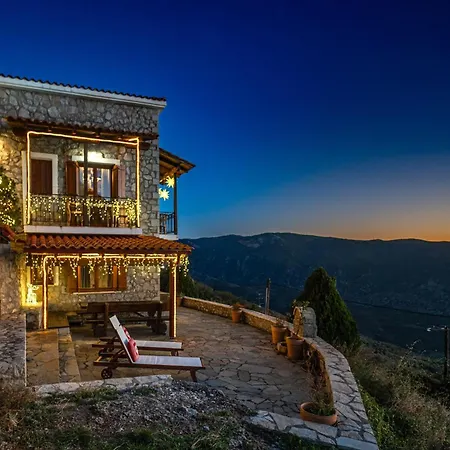 בקתה Rock Dandy Deluxe In - Delphi, Sauna, Prv Parking, Amazing View אראחובה
